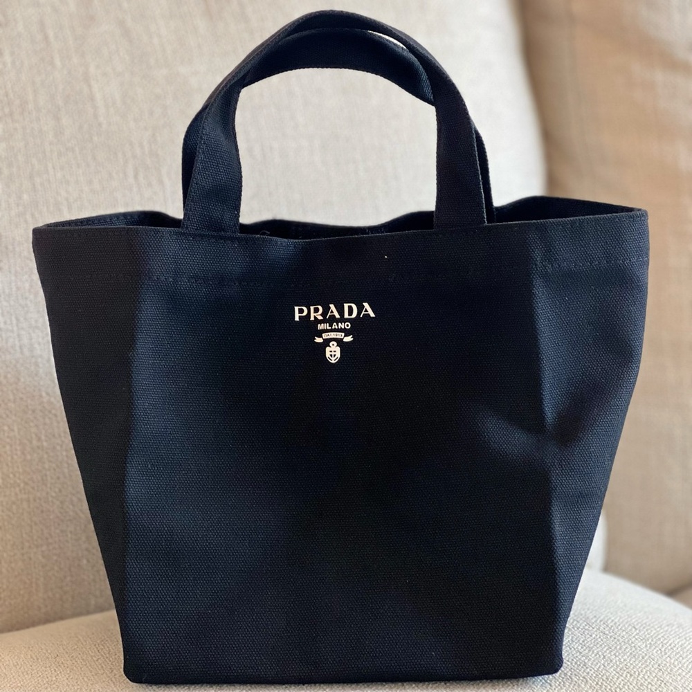 Prada Beauty Black Toilet Pouch/Lunch Bag